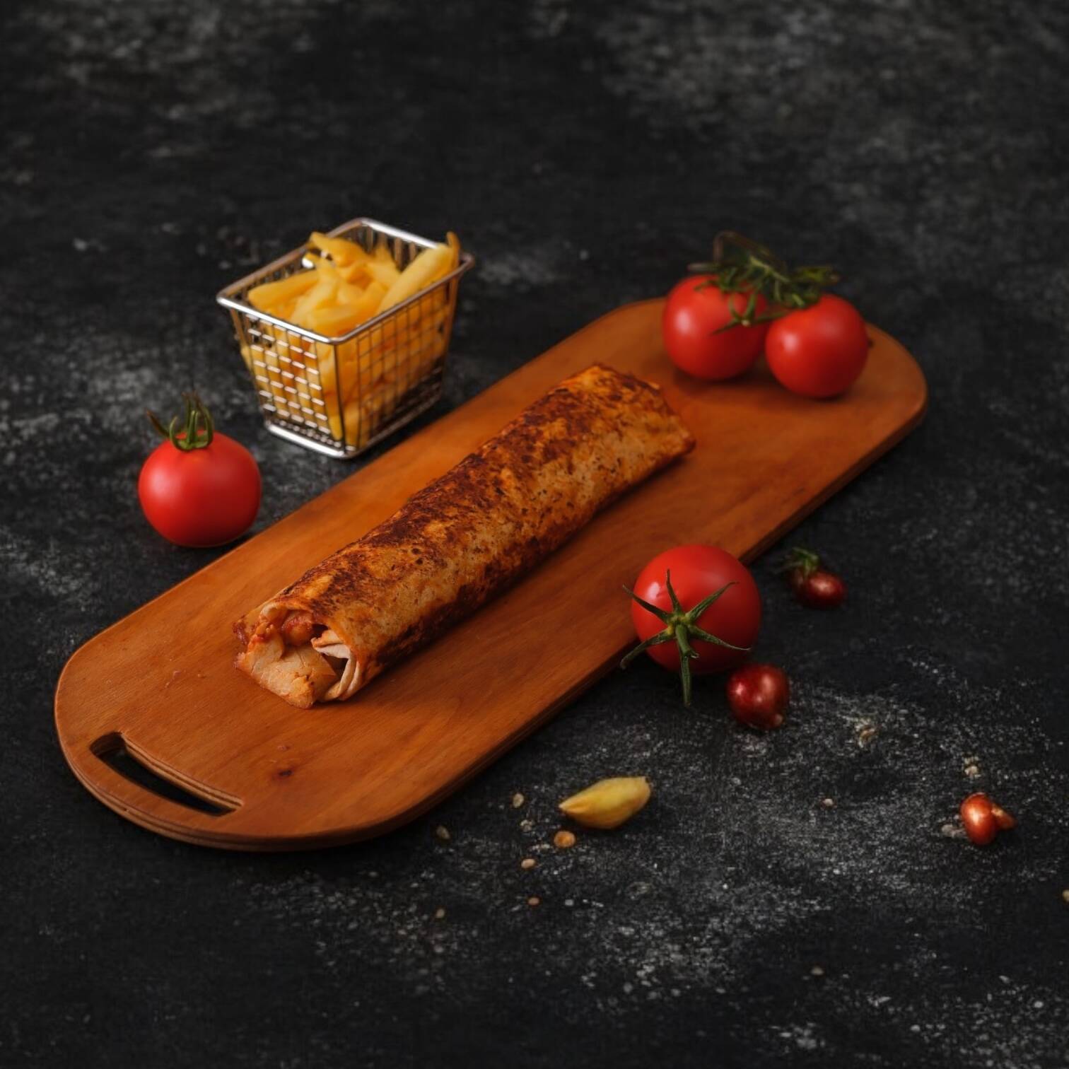 Kızarmış Lavaşlı Tavuk Dönerimiz